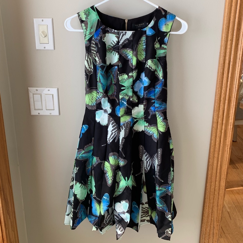 Ted Baker London Engrid Butterfly Dress, Size 0